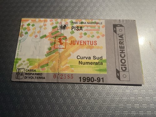 Pisa juventus biglietto ticket - pisa-juventus, biglietto/ticket