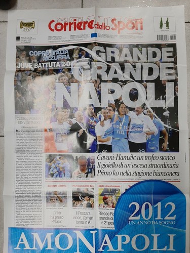 Poster napoli coppa italia - napoli,