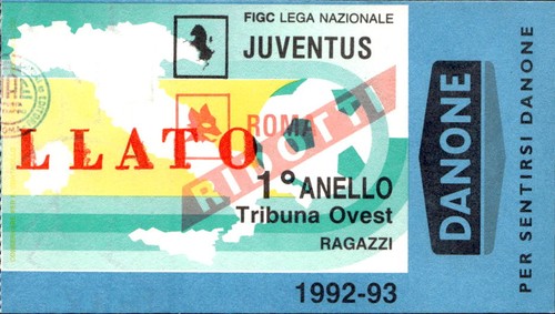 Biglietto stadio juventus - juventus, roma