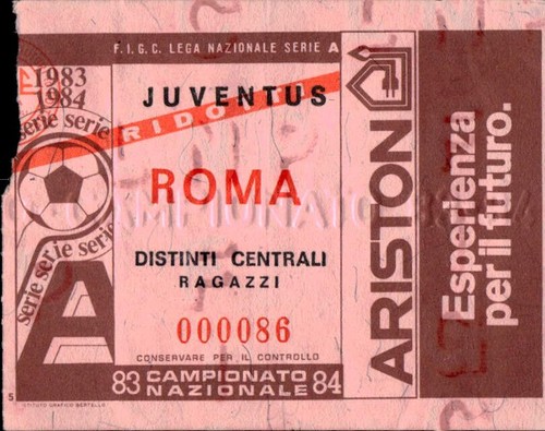 Biglietto stadio juventus roma - juventus,