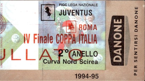 Biglietto stadio finale coppa - finale,