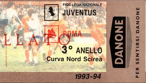Biglietto stadio juventus roma - biglietto,