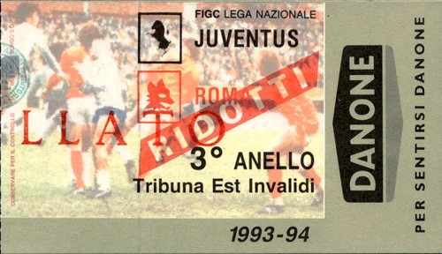 Biglietto stadio juventus roma - biglietto,