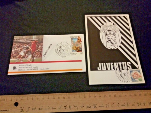 Cartolina roma juventus - cartolina,