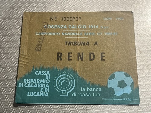 Cosenza rende biglietto ticket - cosenza-rende, biglietto/ticket