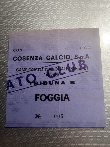 Cosenza-Foggia