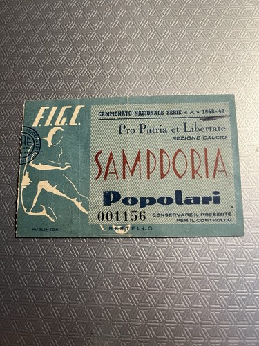Pro patria sampdoria - patria-sampdoria, 1948/49