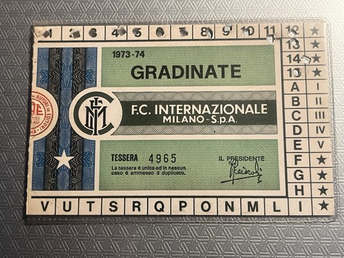 Inter abbonamento 1973 - inter, 1973/1974