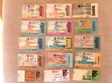 15 BIGLIETTI CALCIO GENOA ANNI