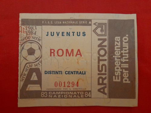 Biglietto ticket juventus roma - biglietto/ticket, juventus-roma
