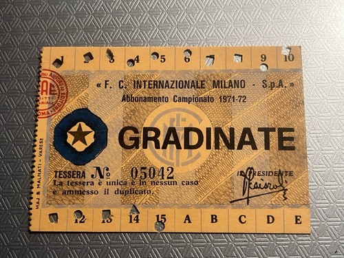Inter abbonamento 1971 - inter, 1971/1972