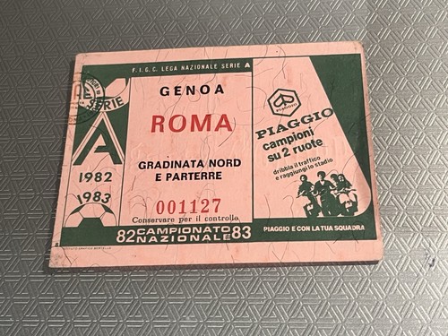 Genoa roma biglietto ticket - genoa-roma, biglietto/ticket