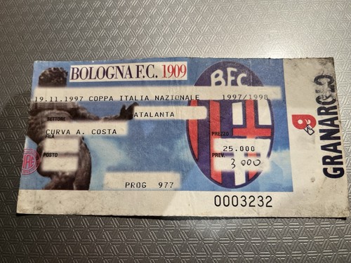 Bologna atalanta 1997 coppa - bologna-atalanta, 1997/98