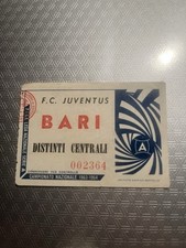 Juventus-Bari biglietto/ticket