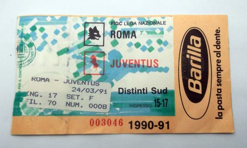Roma juventus 1991 - roma,