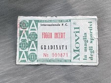 Inter-Foggia  biglietto/ticket
