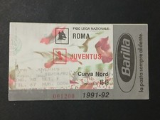 ROMA JUVENTUS BIGLIETTO TICKET