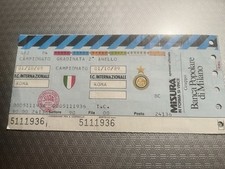 Inter-roma biglietto/ticket