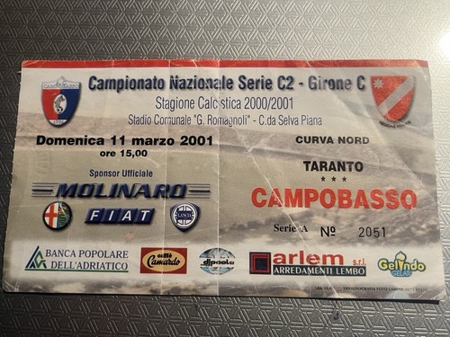 Campobasso taranto 2000 2001 - campobasso-taranto, 2000/2001